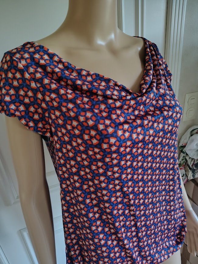 retro shirtje van cassis, Manches courtes, Taille 38/40 (M), Cassis Collection, Enlèvement ou Envoi
