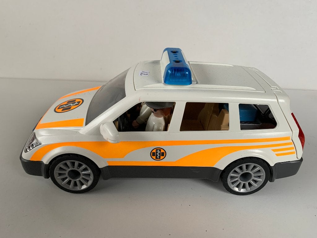 PLAYMOBIL: ZIEKENWAGEN, Complete set, Voertuig, Ophalen of Verzenden, Zo goed als nieuw