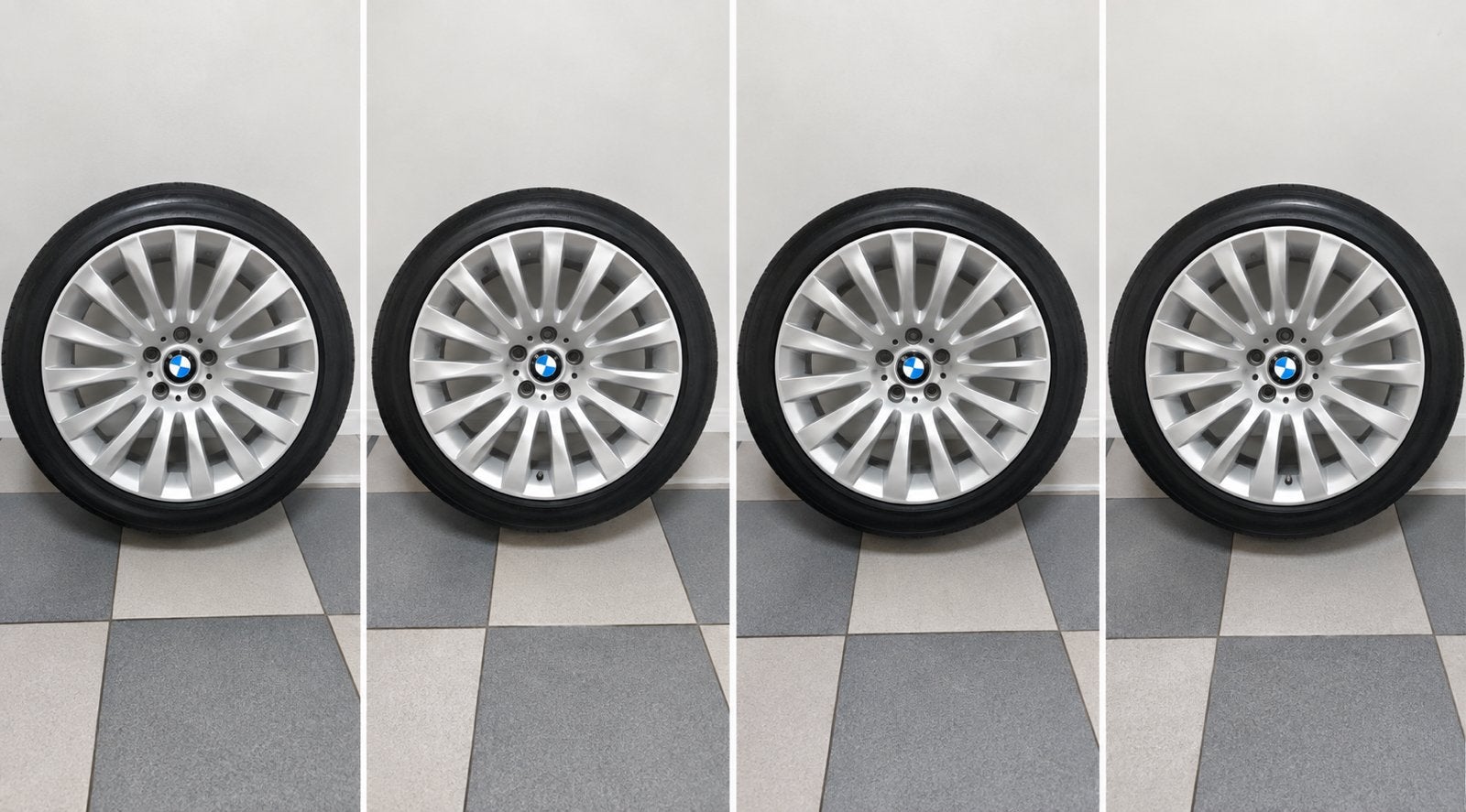 Te koop: 4 originele 19 inch BMW-velgen met banden., Auto-onderdelen, Ophalen of Verzenden, 19 inch, Band(en)