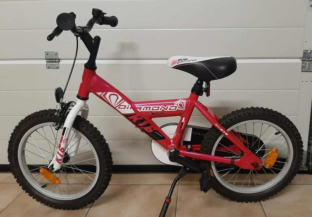 kinderfiets 16 inch Diamond, Ophalen, Terugtraprem, 16 tot 20 inch, Diamond