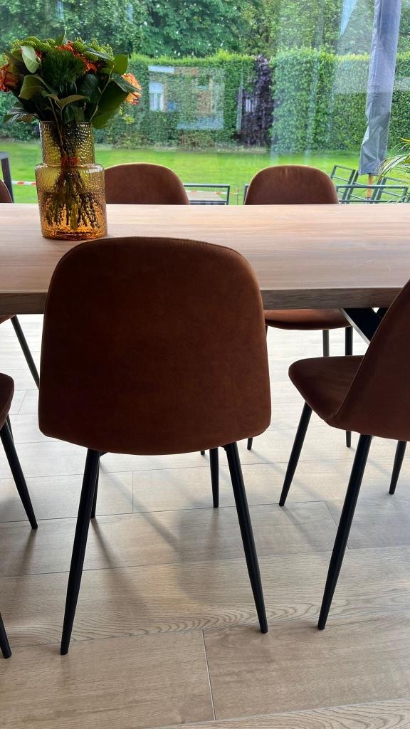 Stoelen, Huis en Inrichting, Stoelen, Ophalen, Zo goed als nieuw, Bruin