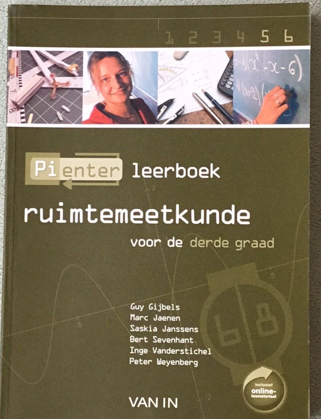 Pienter leerboek - ruimtemeetkunde, Boeken, Ophalen of Verzenden, Zo goed als nieuw, ASO, Wiskunde A