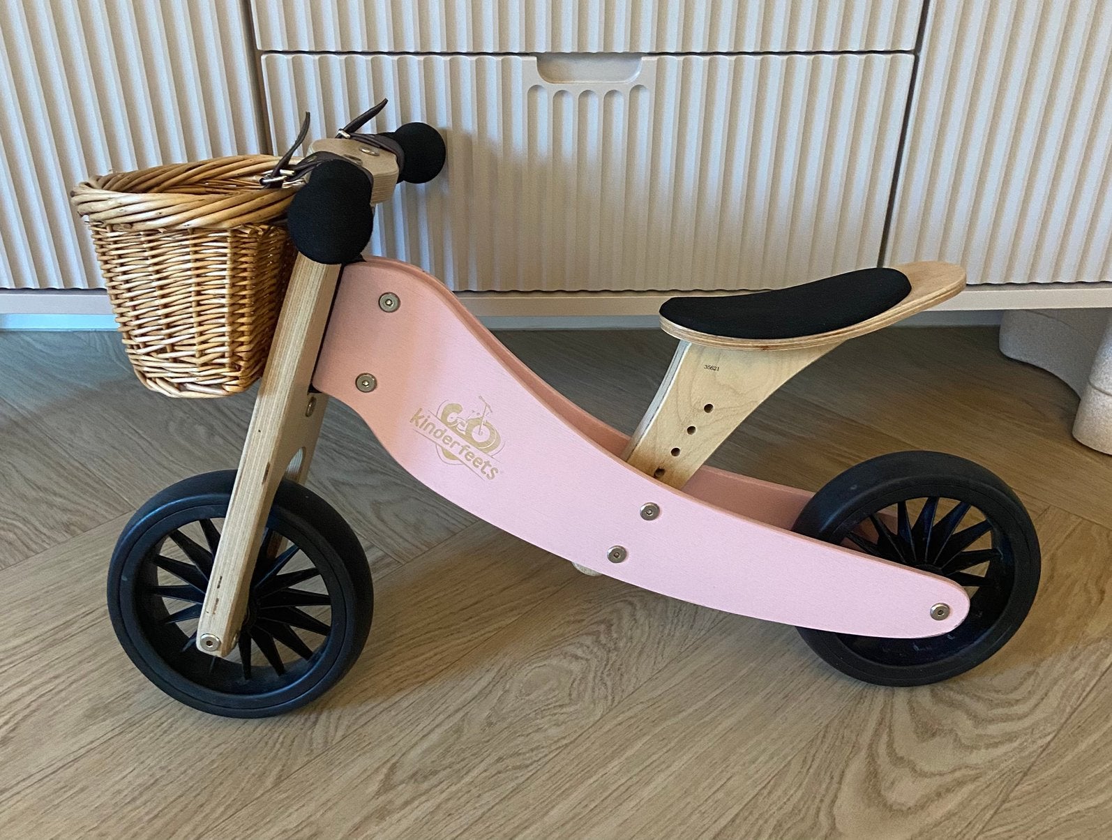 Loopfiets : Kinderfeets tiny tot plus roze, Enlèvement, Comme neuf, Vélo d'équilibre
