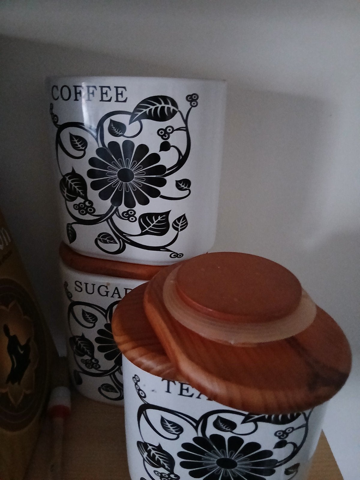 3 pot en ceramique tea, coffee et sugar, Antiquités & Art, Enlèvement ou Envoi