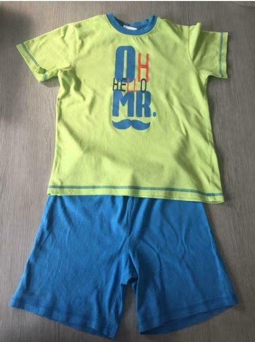 Pyjamas/pyjamas courts - taille 122/128, Garçon, Enlèvement ou Envoi, Comme neuf, Vêtements de nuit ou Sous-vêtements
