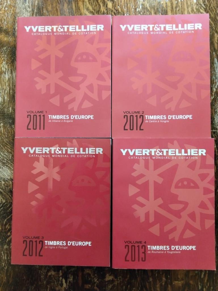 Catalogi van Yvert en Tellier Europe - nieuw, Postzegels en Munten, Ophalen, Europa