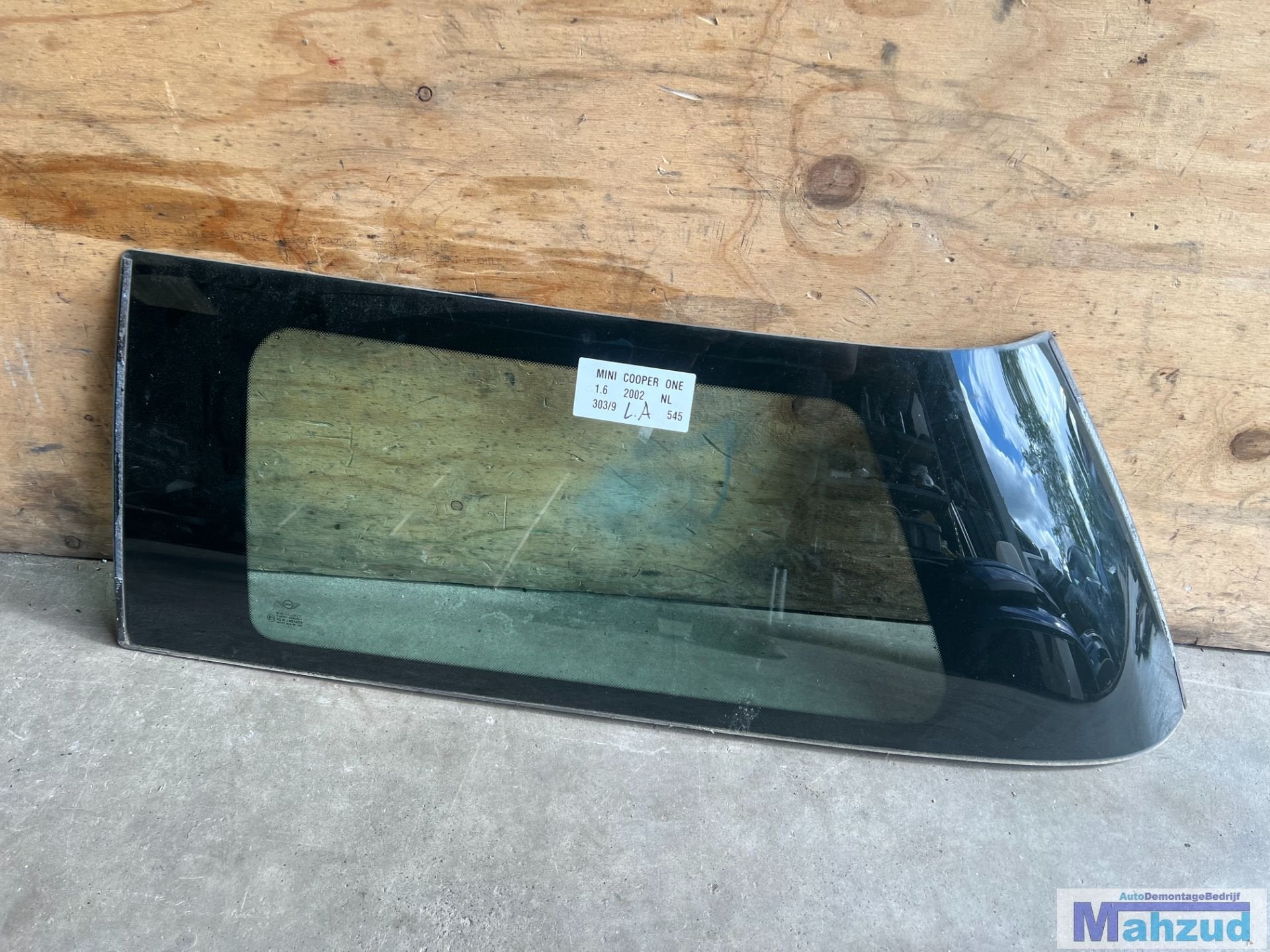 MINI COOPER ONE R50 links achter zijruit zijraam 2001-2006, Gebruikt, Customer.service@mini.co.uk, Mini, BMW AG