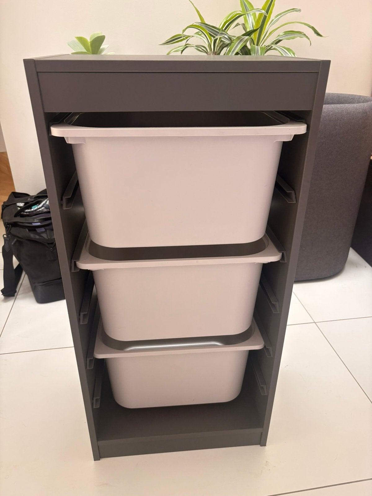 Trofast Ikea Gris clair, Maison & Meubles, Armoires | Commodes, Enlèvement, Comme neuf