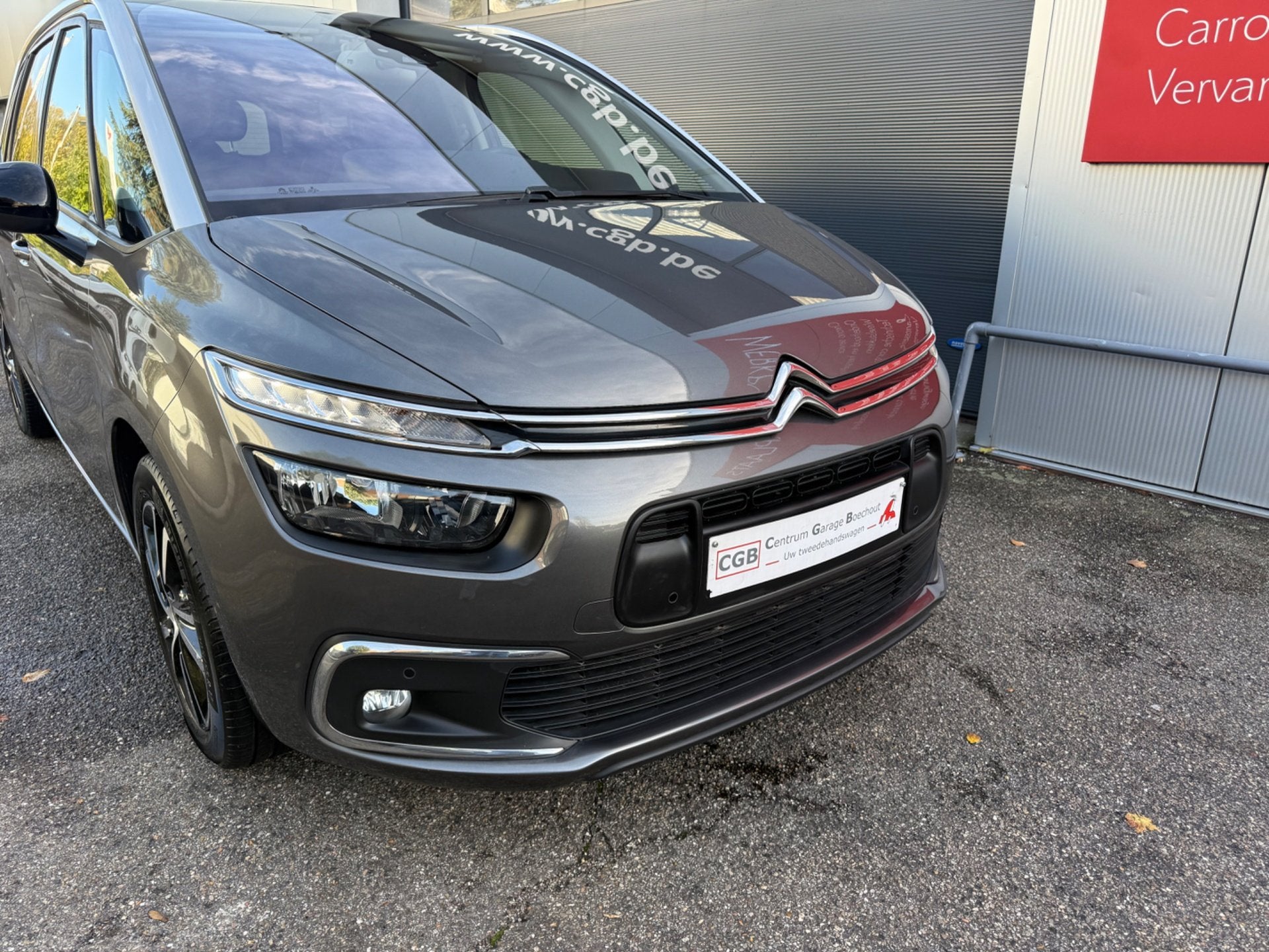 CITROEN GRAND C4 SPACETOURER 12 EAT8 130pk SHINE 7PLAATSEN L, Auto's, Monovolume, Gebruikt, Parkeerassistent, 7 zetels