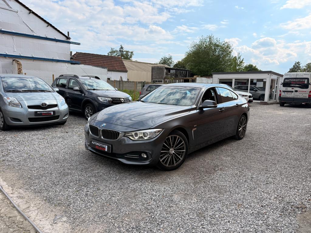 Bmw 420D Grand Coupé Luxury individual, Auto's, Leder, Bedrijf, 5 deurs, Zilver of Grijs