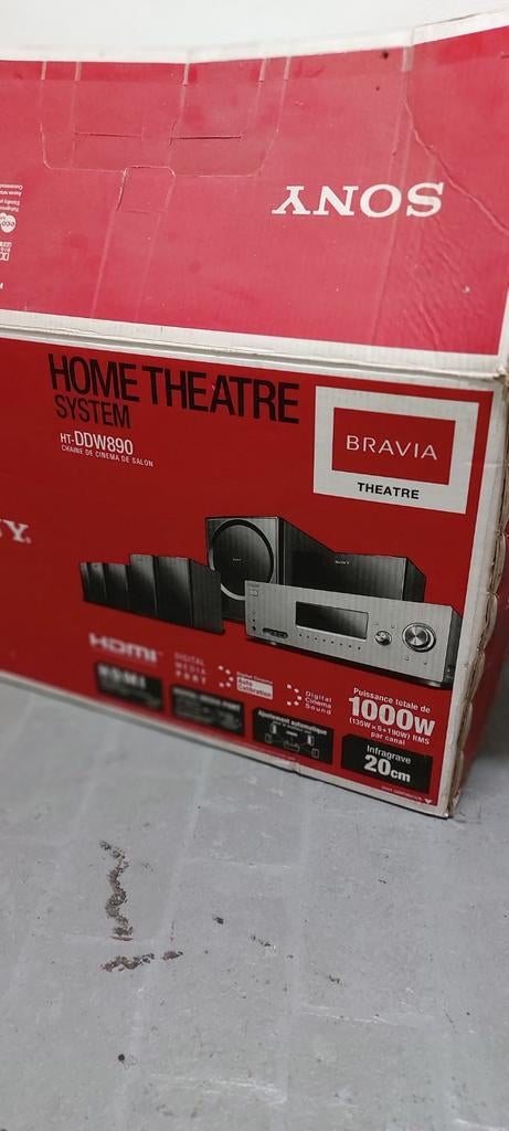Sony home theatre, TV, Hi-fi & Vidéo, Antennes paroboliques, Enlèvement