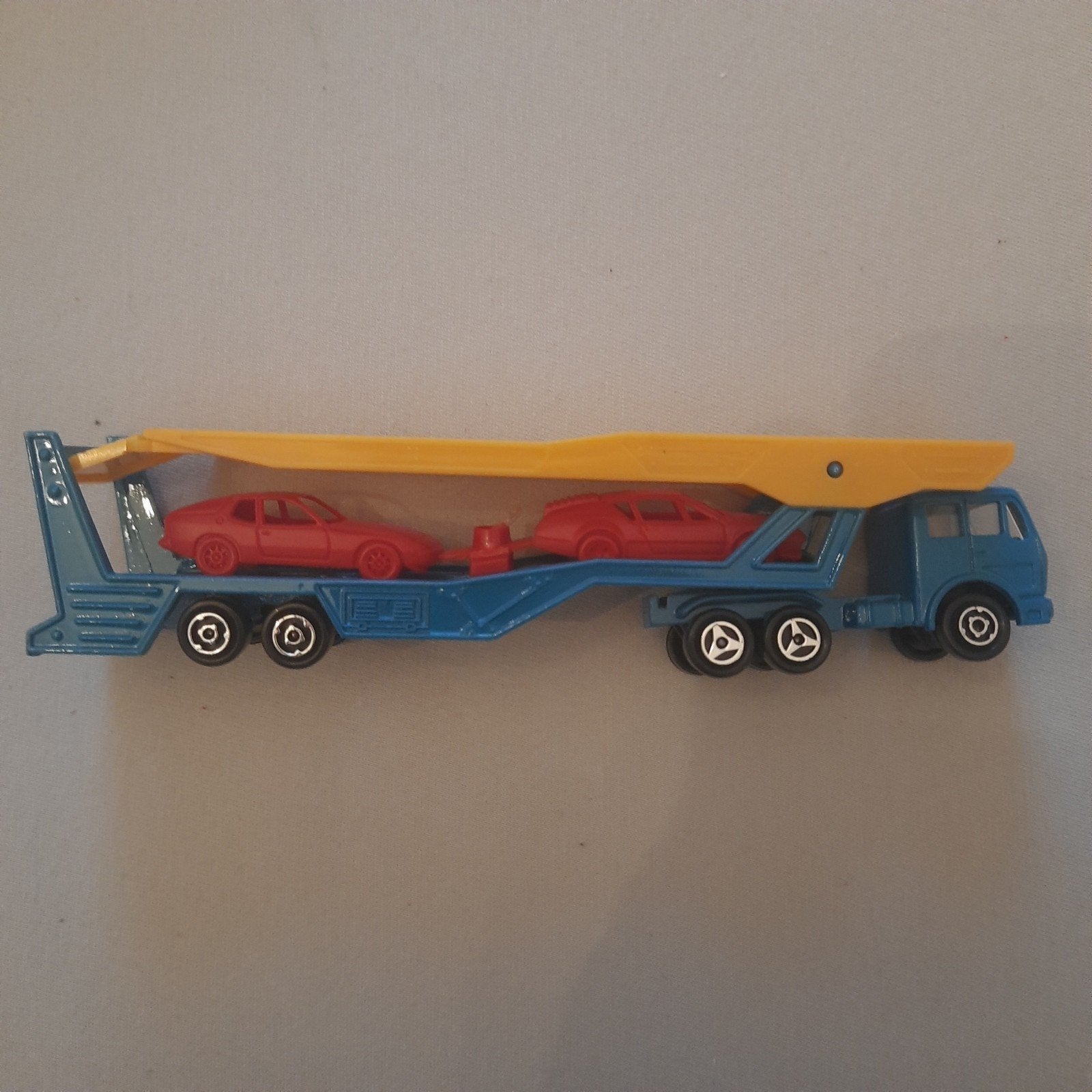 MAJORETTE Fr.*MERCEDES CAR TRANSPORT*1:100*VINTAGE*Ed.TEXACO, Ophalen, Nieuw, Bus of Vrachtwagen, Majorette