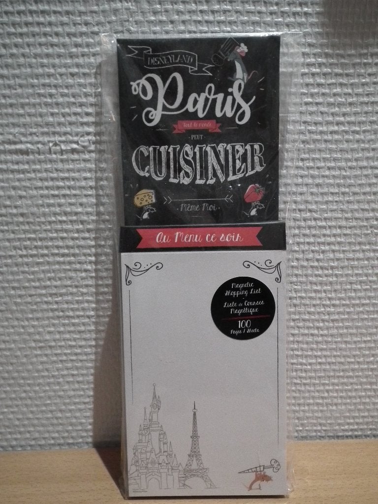 notitieblok voor boodschappenlijstjes (Disneyland Paris), Verzenden, Nieuw