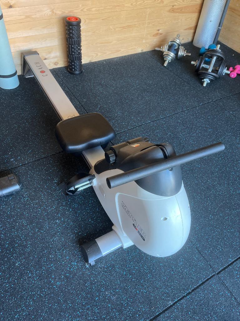 Rameur, Sport en Fitness, Fitnessapparatuur, Ophalen, Gebruikt, Metaal, Roeitrainer