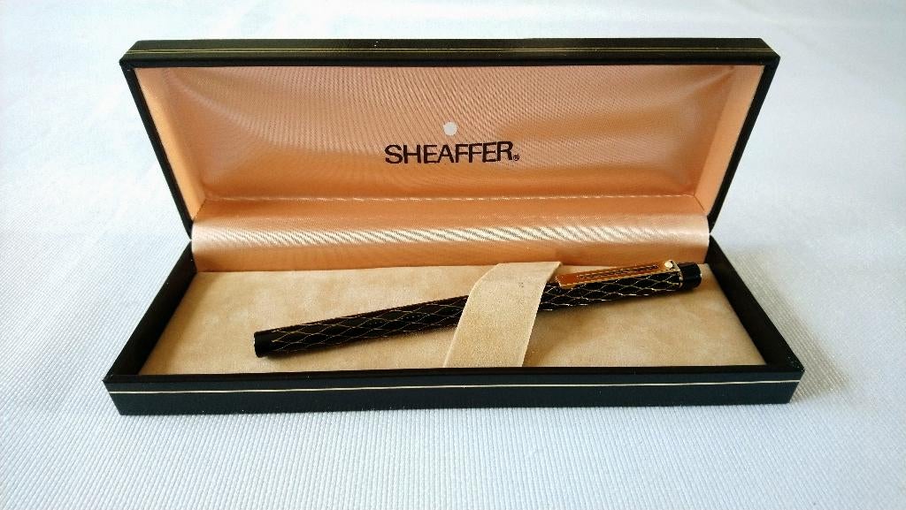 Sheaffer Targa (slimline) Tulle Vulpen 14K/585 M-nib, Verzamelen, Sheaffer, Nieuw, Met doosje, Ophalen of Verzenden