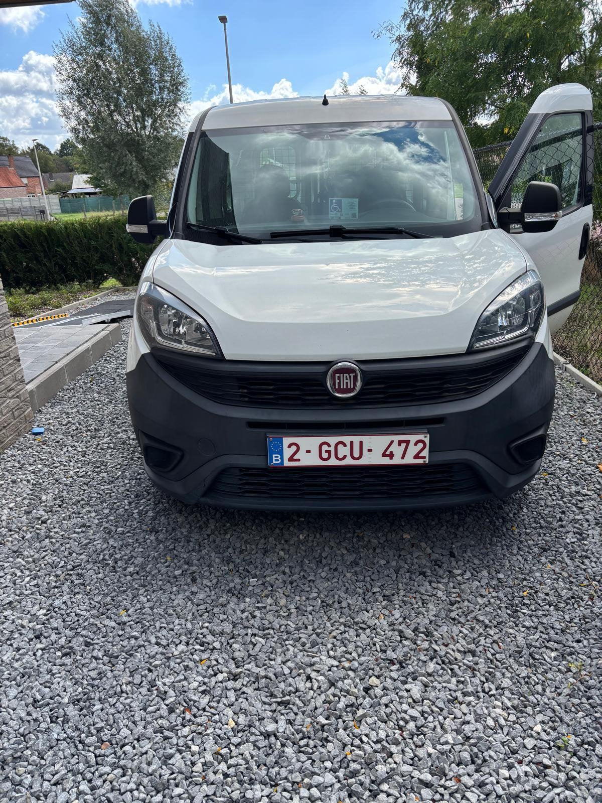 fiat doblo, Auto's, Bestelwagens en Lichte vracht, Euro 6, Wit, Handgeschakeld, Particulier