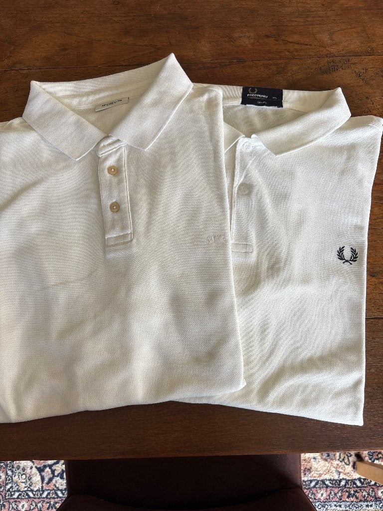 Witte meekpolo’s man, Kleding | Heren, Polo's, Ophalen of Verzenden