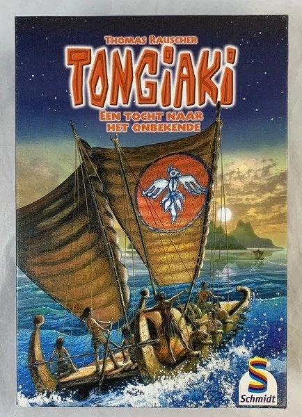 Tongiaki Een tocht naar het onbekende Schmidt bordspel spel, Een of twee spelers, Verzenden, Zo goed als nieuw, Schmidt Spiele