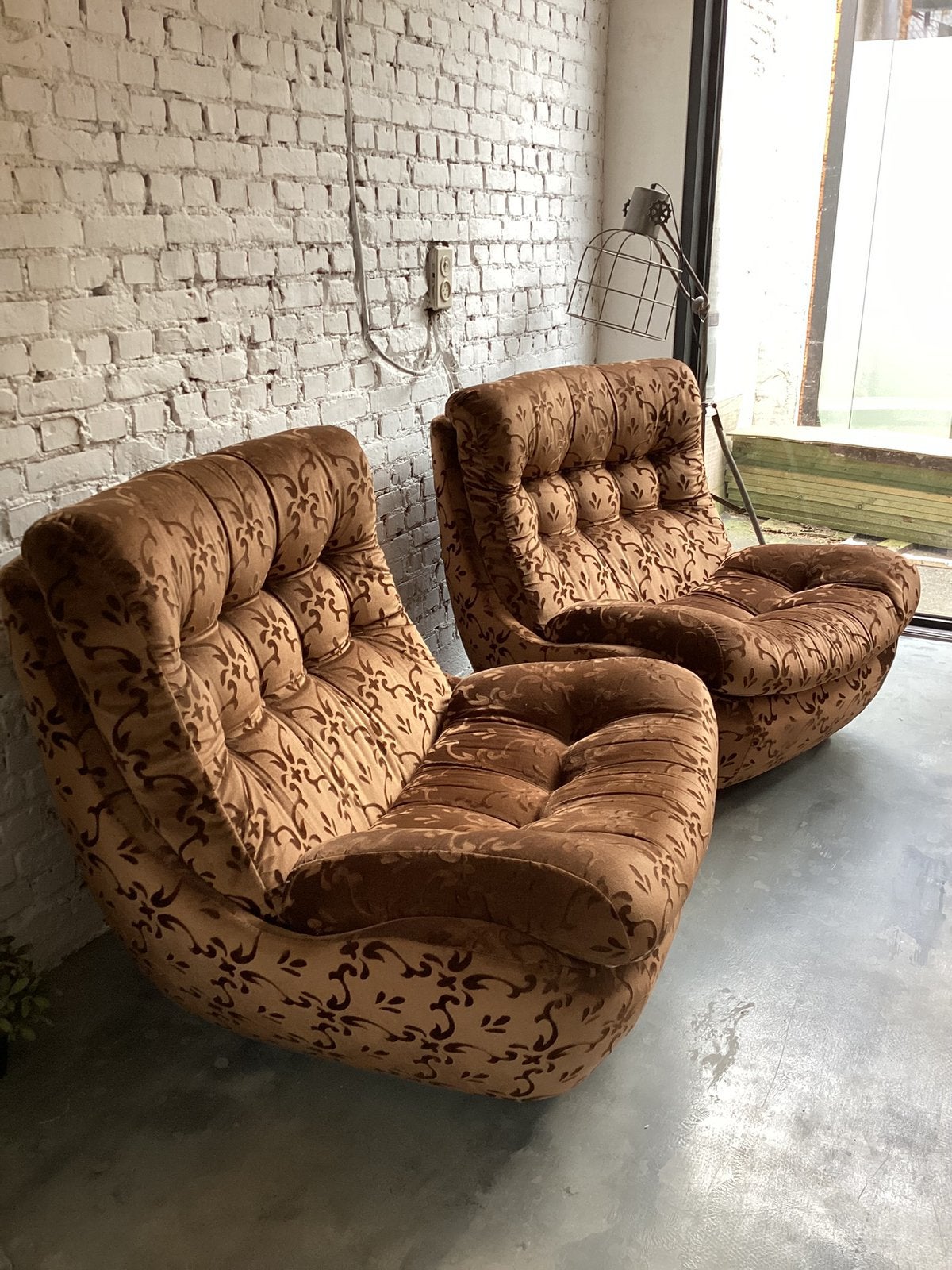 Vintage zetels, Ophalen, Vintage, 75 tot 100 cm, Zo goed als nieuw