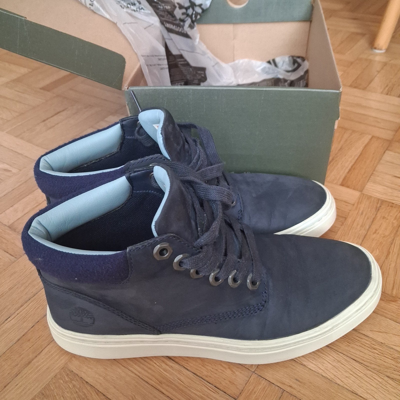 Baskets Timberland Londyn Chukka bleues, Blauw, Lage of Enkellaarzen, Ophalen of Verzenden, Timberland