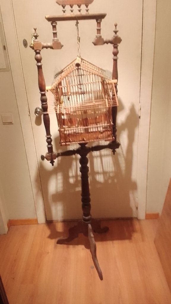 Vogelkooi 1900, Ophalen, Gebruikt, Hout, Vogelkooi