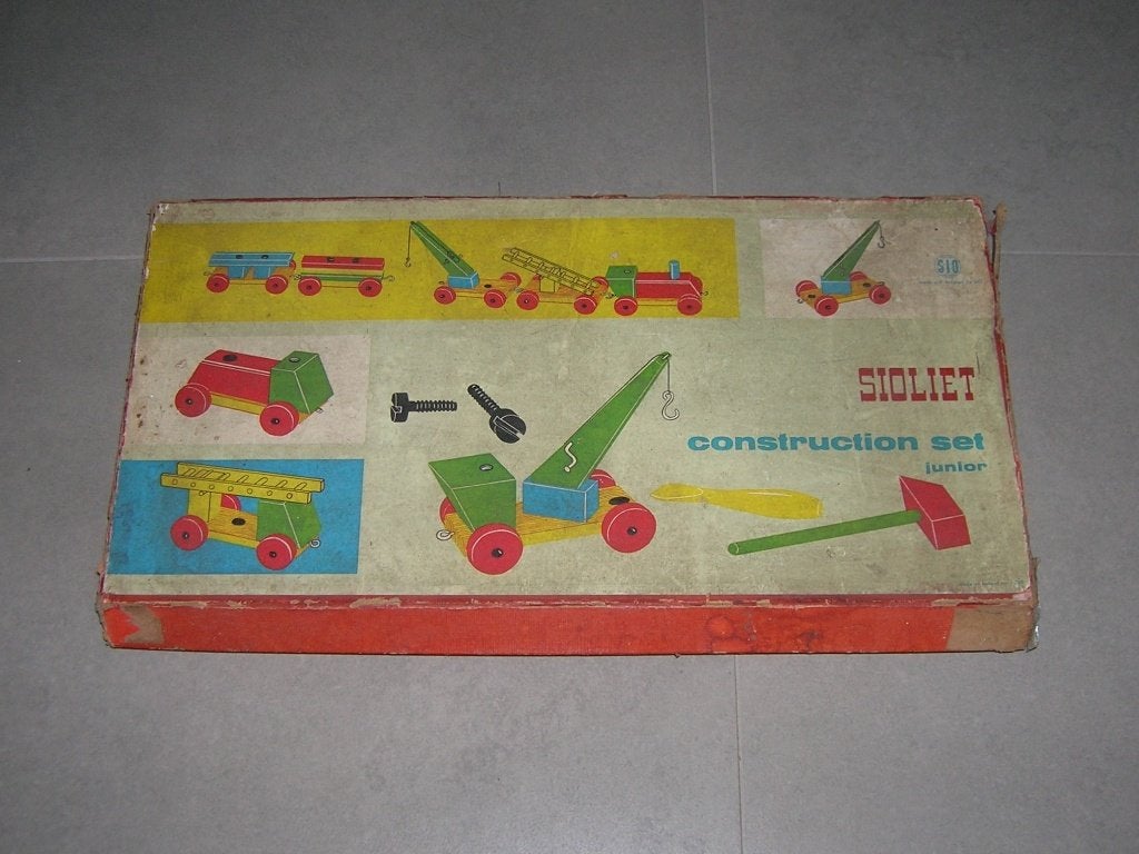 Vintage speelgoed SIOLIET Construction set  (junior), Ophalen