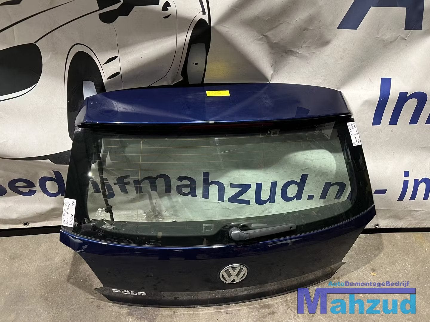 VW POLO 6R Blauw LD5Q Achterklep compleet 2009-2016, Auto-onderdelen, Gebruikt, Volkswagen AG, Vw@volkswagen.de, Achter
