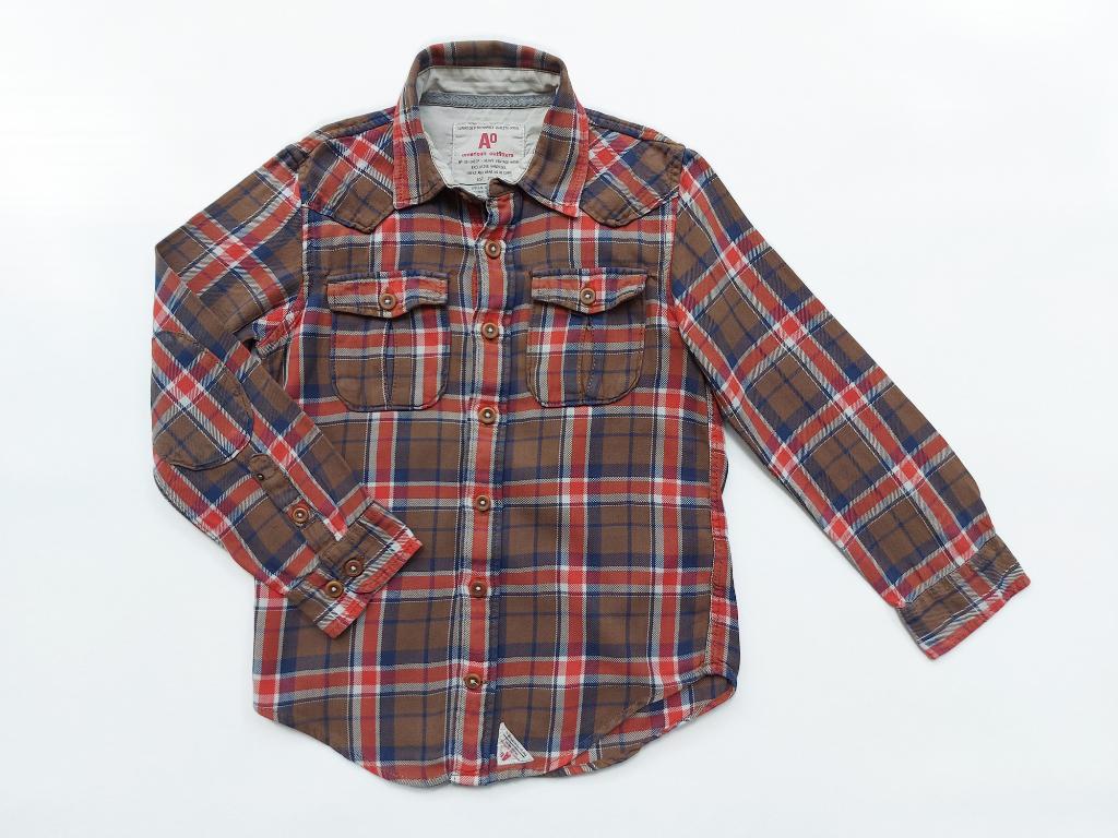 AO76 (American Outfitters) zacht hemd 8 jaar / 128, Kinderen en Baby's, AO76 American Outfitters, Overhemd of Blouse, Ophalen of Verzenden