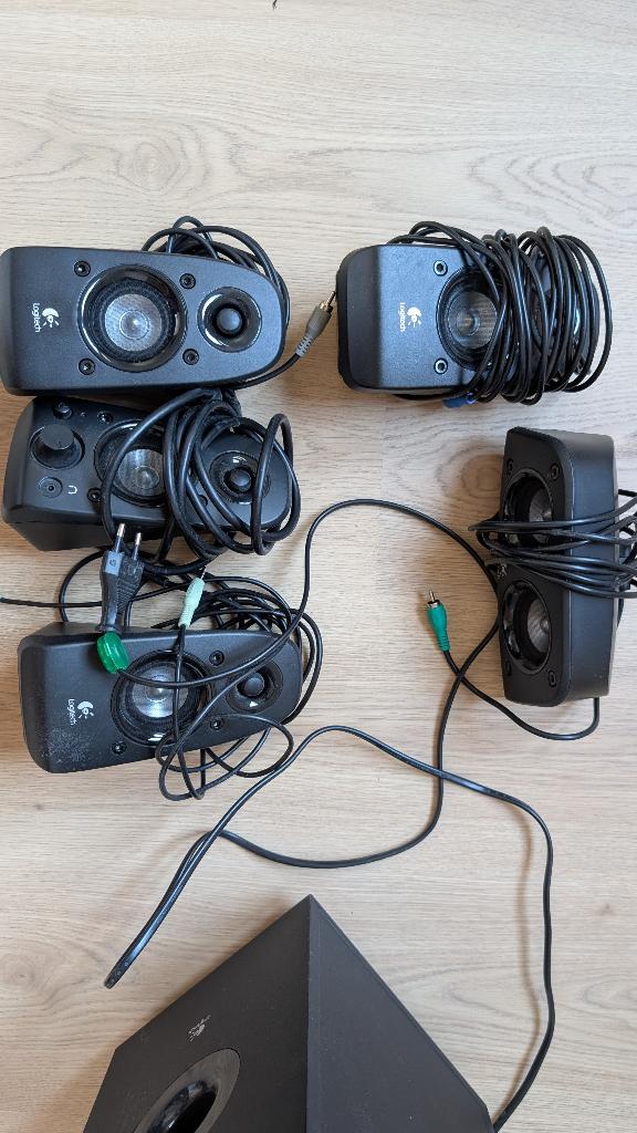 Surround Sound Speakers LOGITEC  5.1 Z506, Ophalen, Gebruikt, 5.1-systeem, Overige merken