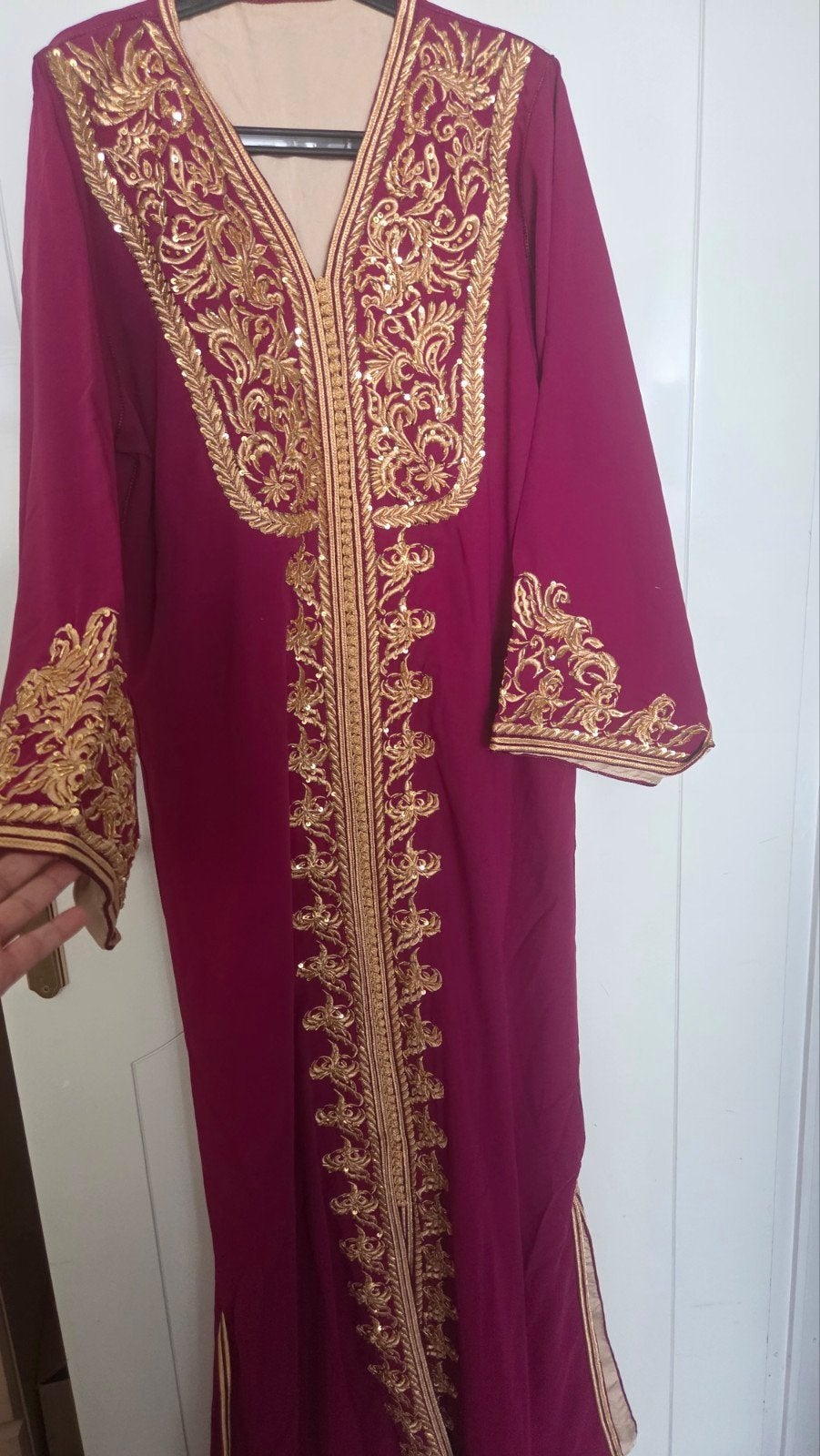 caftan, Kleding | Dames, Gelegenheidskleding, Ophalen of Verzenden, Goud