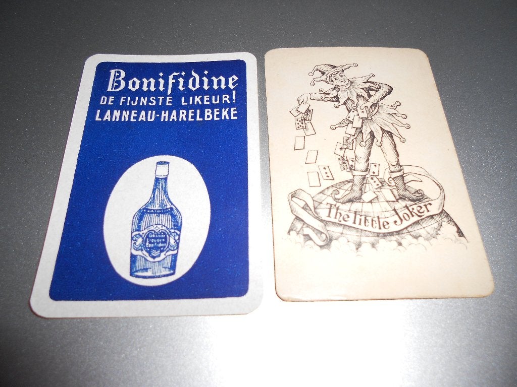 1 JOKER LIKEUR, Collections, Cartes à jouer, Jokers & Jeux des sept familles, Enlèvement ou Envoi, Comme neuf, Carte(s) à jouer
