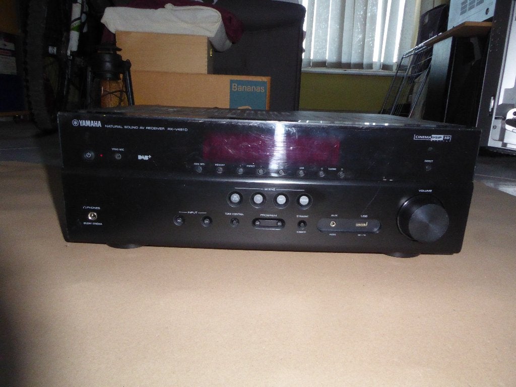 Ampli YAMAHA    !   ?    RX - V481D, TV, Hi-fi & Vidéo, Enlèvement, Ne fonctionne pas, Yamaha