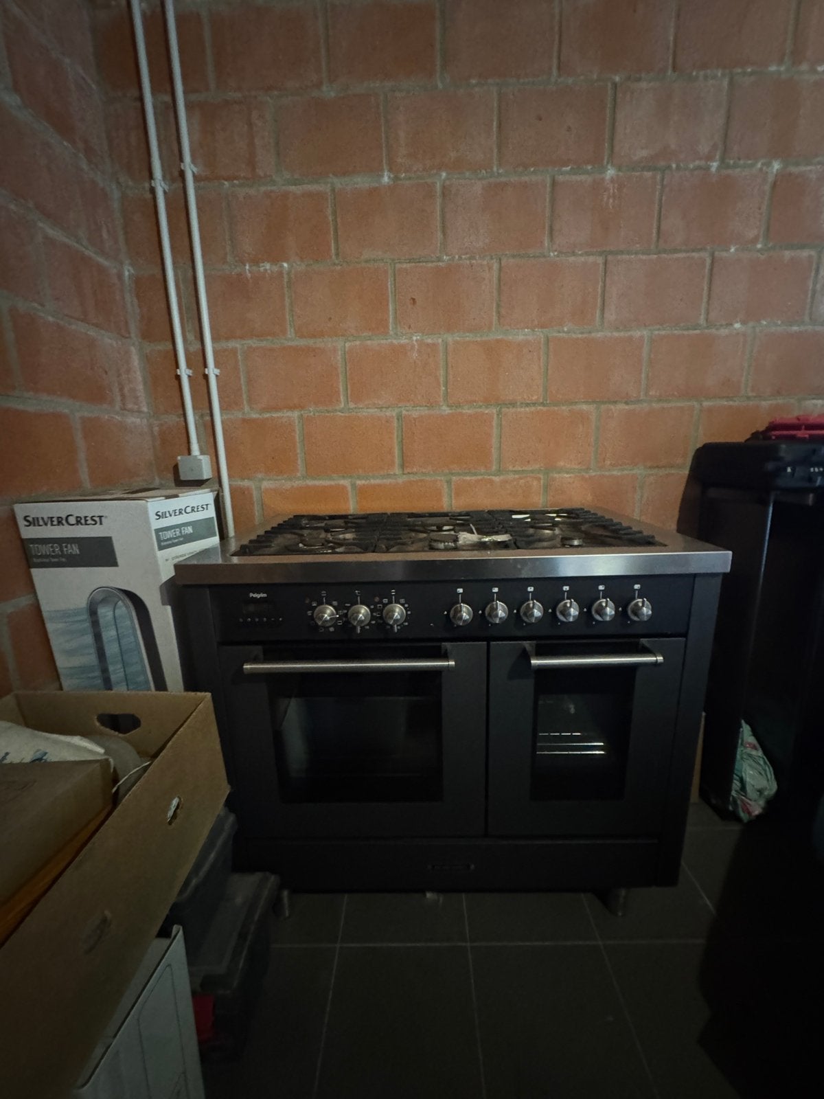 Gasfornuis en oven met spit, Elektronische apparatuur, Ophalen, Zo goed als nieuw