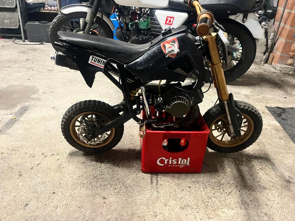 Pocketbike/minibike, Fietsen en Brommers, Minibikes, Midibikes en Pitbikes, Ophalen, Gebruikt, Overige typen, 49 cc