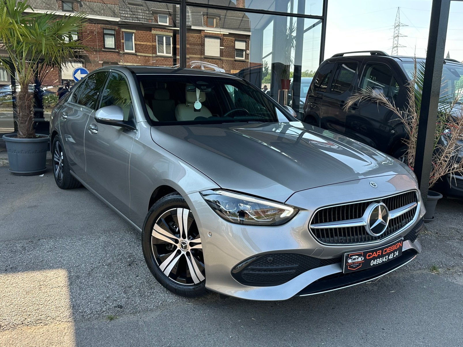 Mercedes C200d business Line / 2023 / 47.000km…, Auto's, Mercedes-Benz, Automaat, 120 kW, Bedrijf, Zilver of Grijs