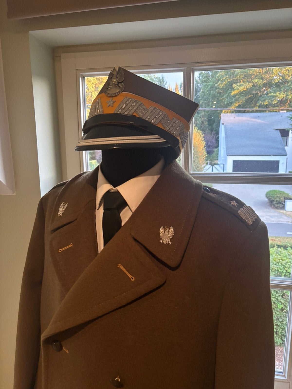 Uniform Poolse generaal, Verzamelen, Ophalen of Verzenden, Landmacht, Kleding of Schoenen