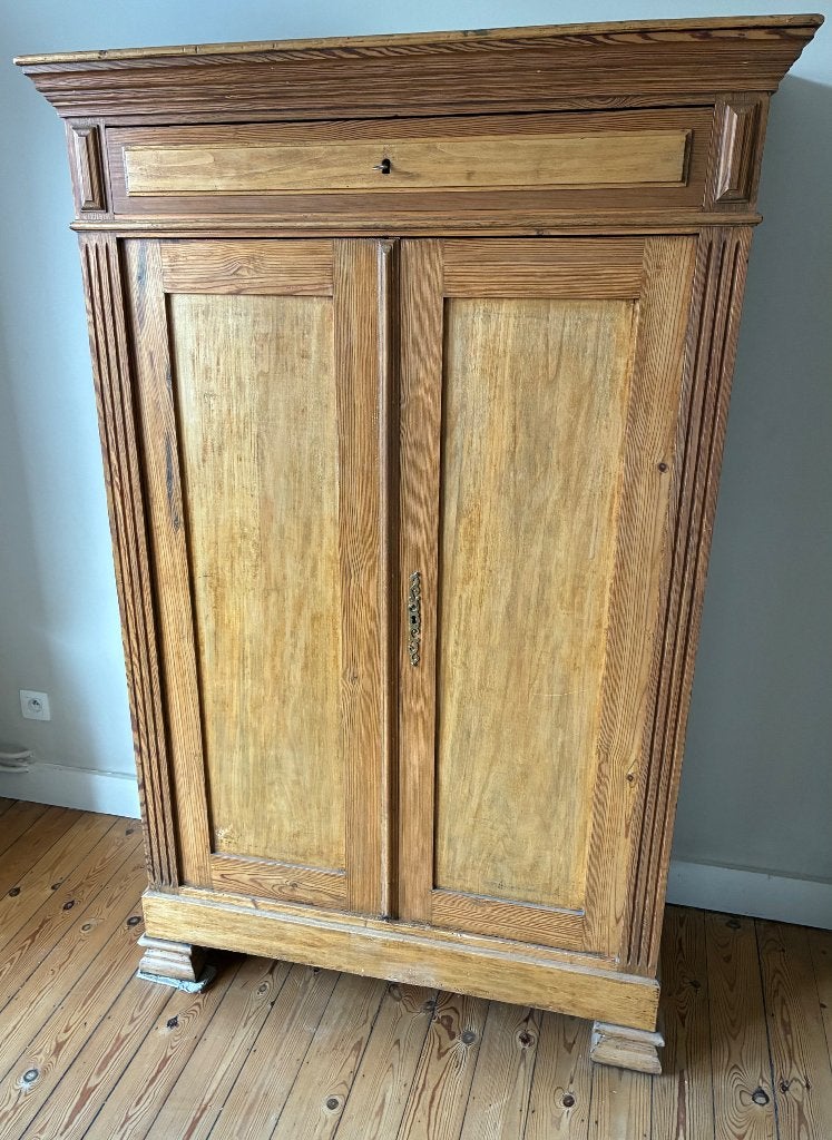 Armoire en chêne clair type lingère, Maison & Meubles, Avec tiroir(s), Comme neuf, 100 à 150 cm, Enlèvement