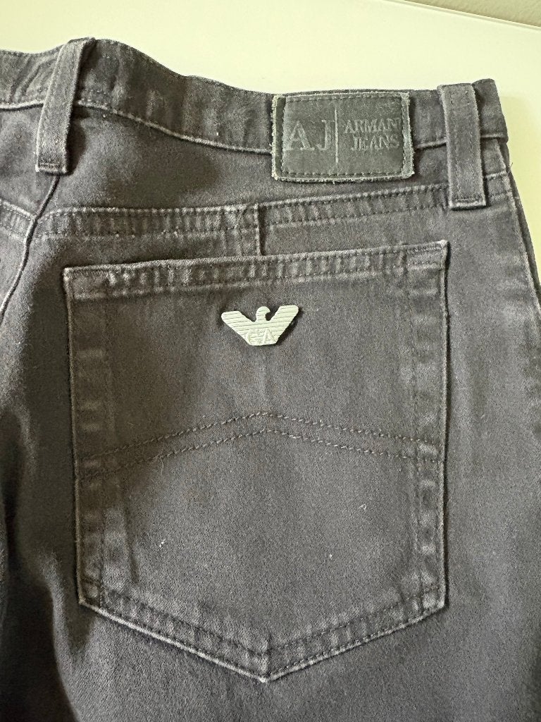 Armani Jeans - Donkergrijs - Maat 28, Armani Jeans, Ophalen of Verzenden, Zo goed als nieuw, Maat 36 (S)
