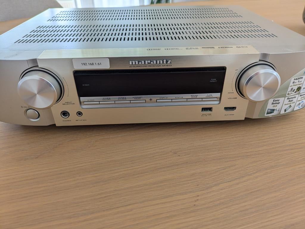 Marantz 1603 versterker, Enlèvement, Marantz