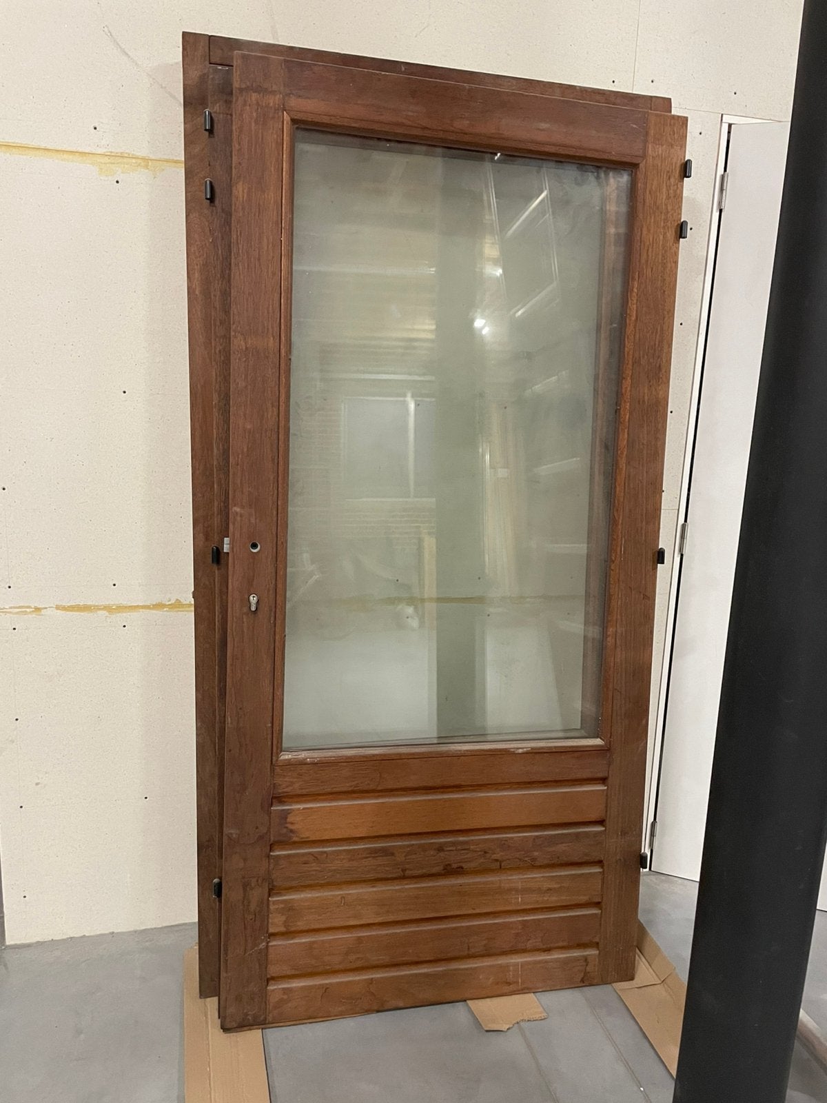 Portes meranti neuves. 1 gauche et une droite., Jardin & Terrasse, Enlèvement, Comme neuf