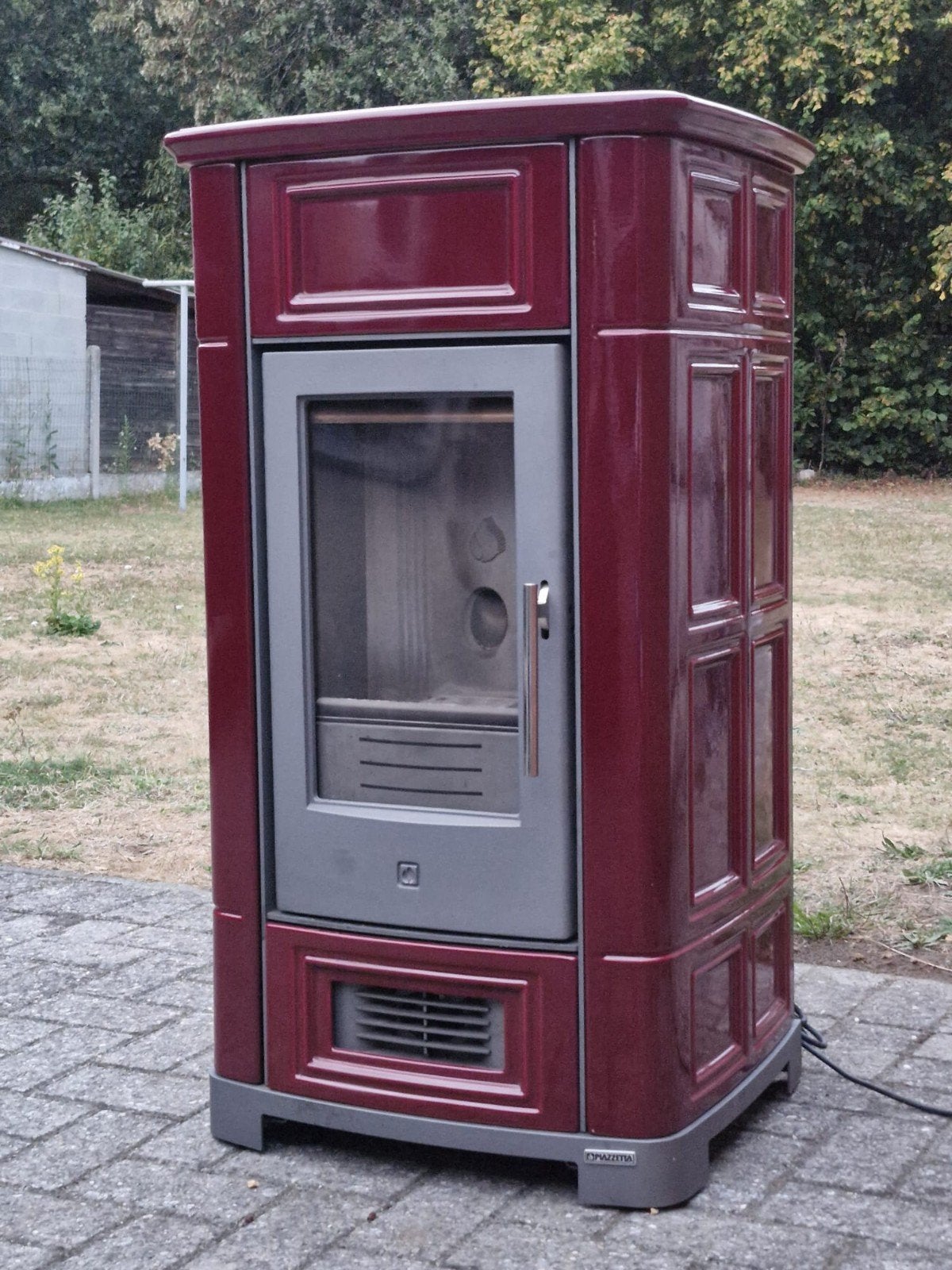 Pelletkachel PIAZZETTA P955 met 8Kw kan Geleverd worden, Ophalen, Overige brandstoffen, Zo goed als nieuw, Pelletkachel