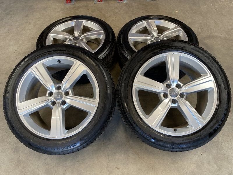 20 inch originele velgen + winterbanden Audi E-Tron 4KE60102, Pneus et Jantes, Pneus hiver, 255 mm, -