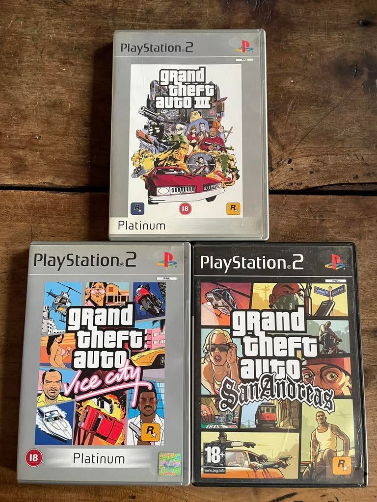 Lot PS2 Grand Theft Auto, Enlèvement ou Envoi