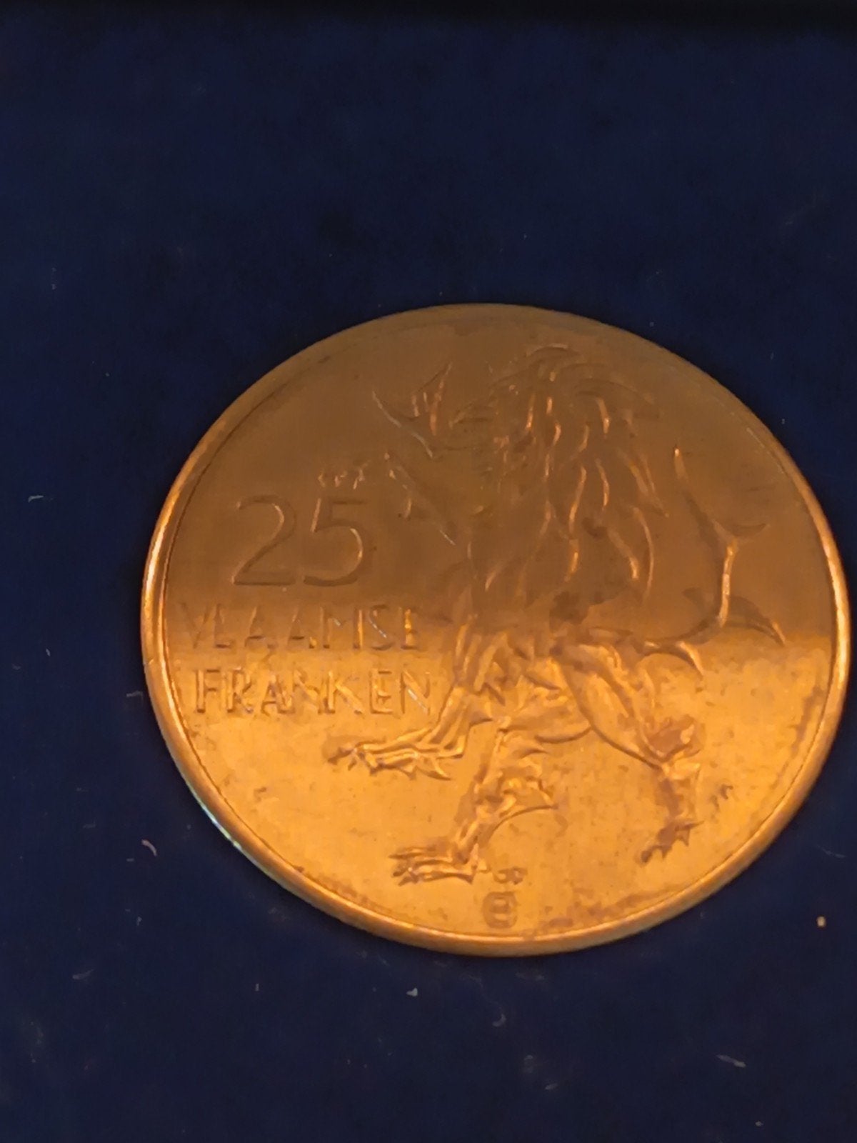 25 Vlaamse Franken 1986, Ophalen of Verzenden