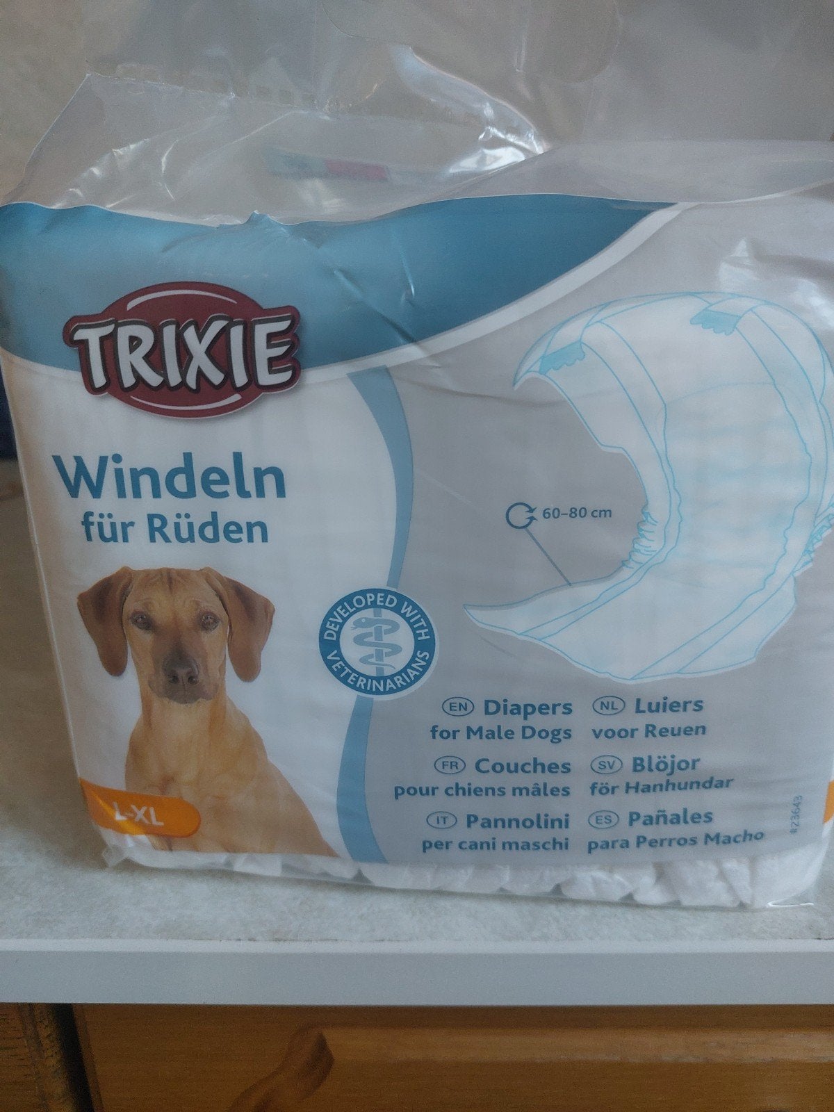 hondenpampers L/XL REU, Enlèvement