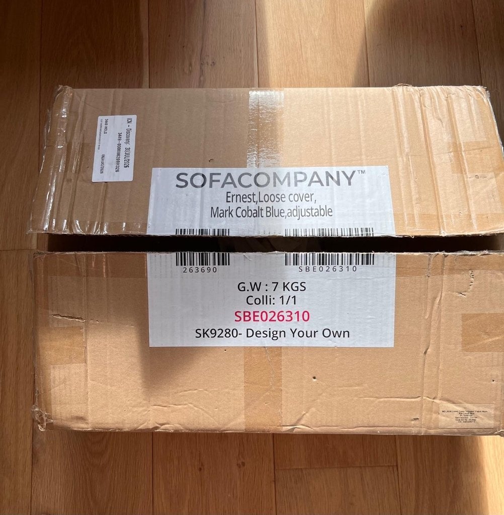 HOES Ernest 3-zits zetel Sofa Company, Enlèvement ou Envoi, Banc droit, Tissus, Neuf