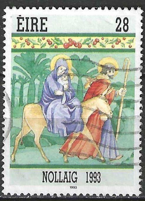 Ierland 1993 - Yvert 845 - Vlucht naar Egypte (ST), Verzenden, Gestempeld