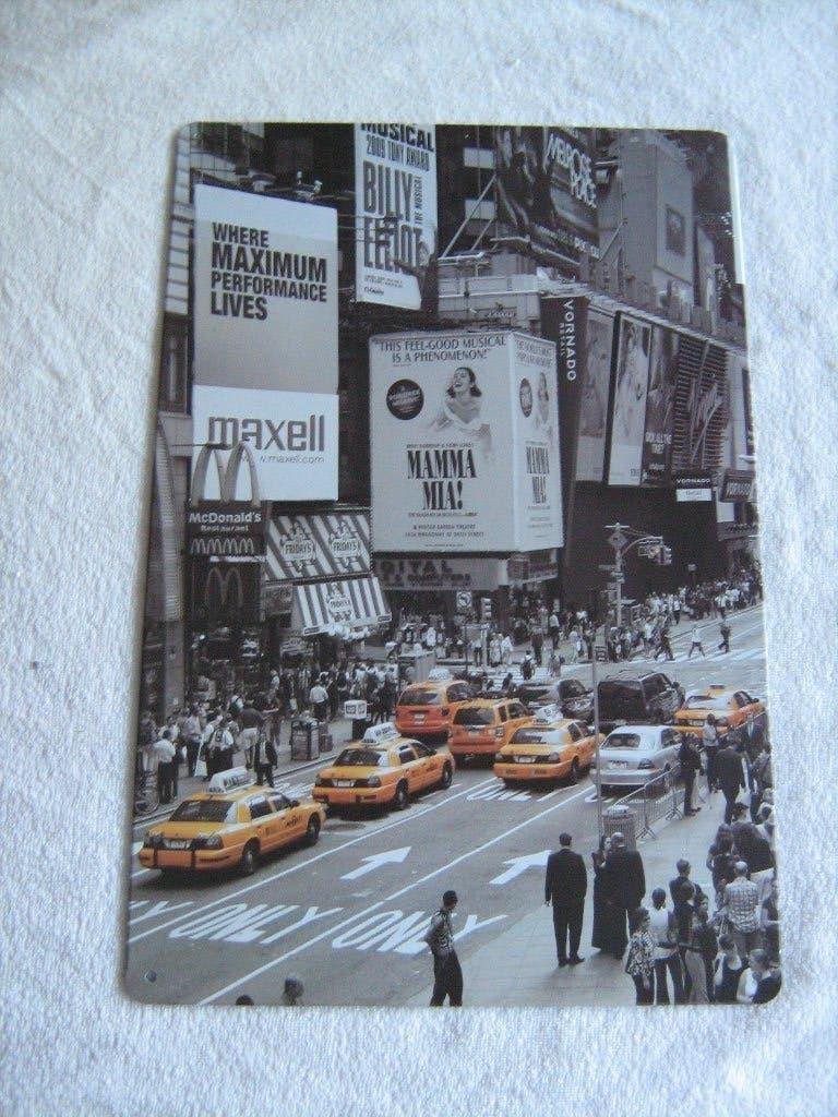 wanddecoratie New York, Ophalen