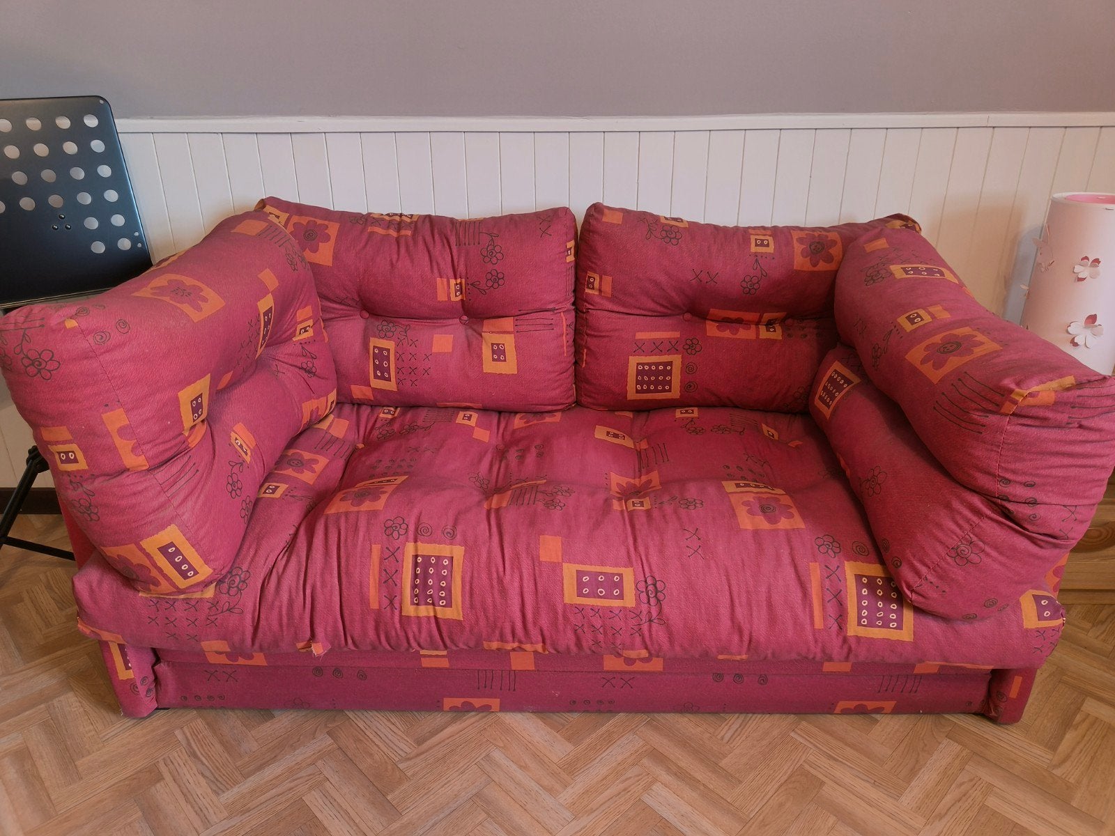 zetelbed, ideaal voor op kot, Ophalen, Gebruikt, Tweepersoons, Minder dan 150 cm