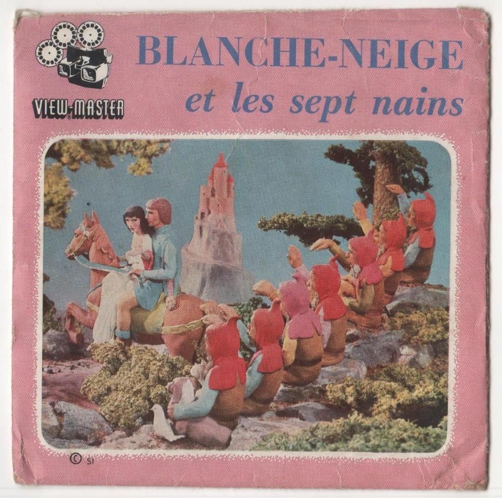 View-master Blanche Neige et les sept nains FT 4, Antiquités & Art, Enlèvement ou Envoi